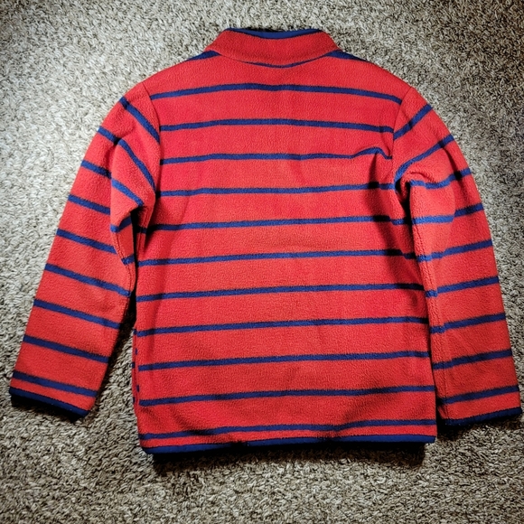 Crazy 8 1/4 Zip Striped Fleece Pullover Sweatshirt - Picture 2 of 6